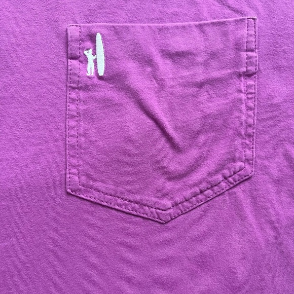 Johnnie-O Men’s Fuchsia Short Sleeve Collared Polo Size Large - Picture 3 of 5